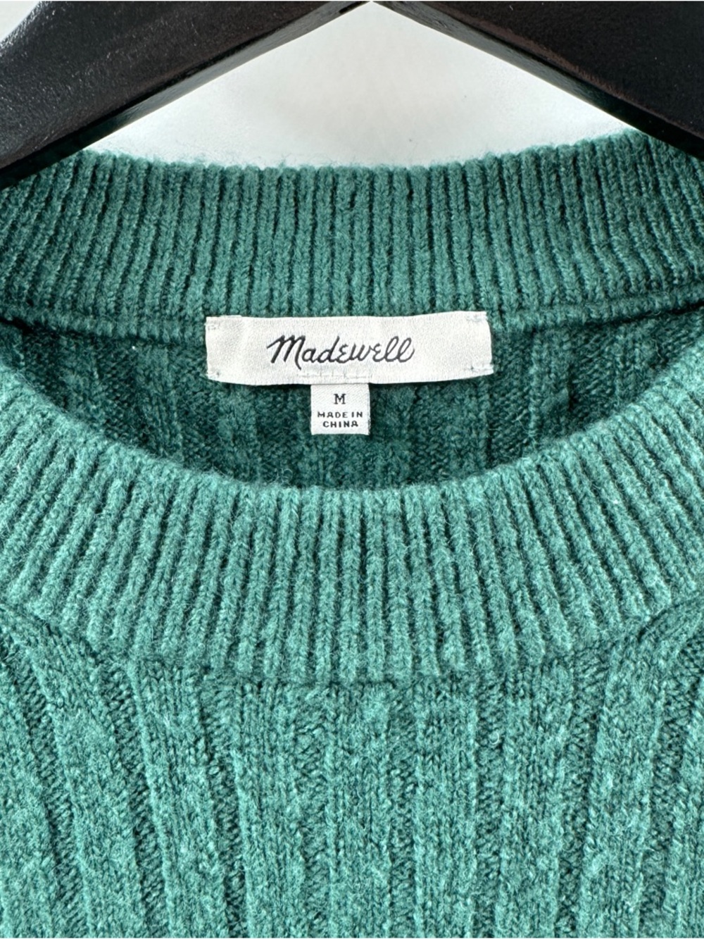 Madewell Emerald Green Long Sleeve Sweater – Women’s Medium - Picture 4 of 8